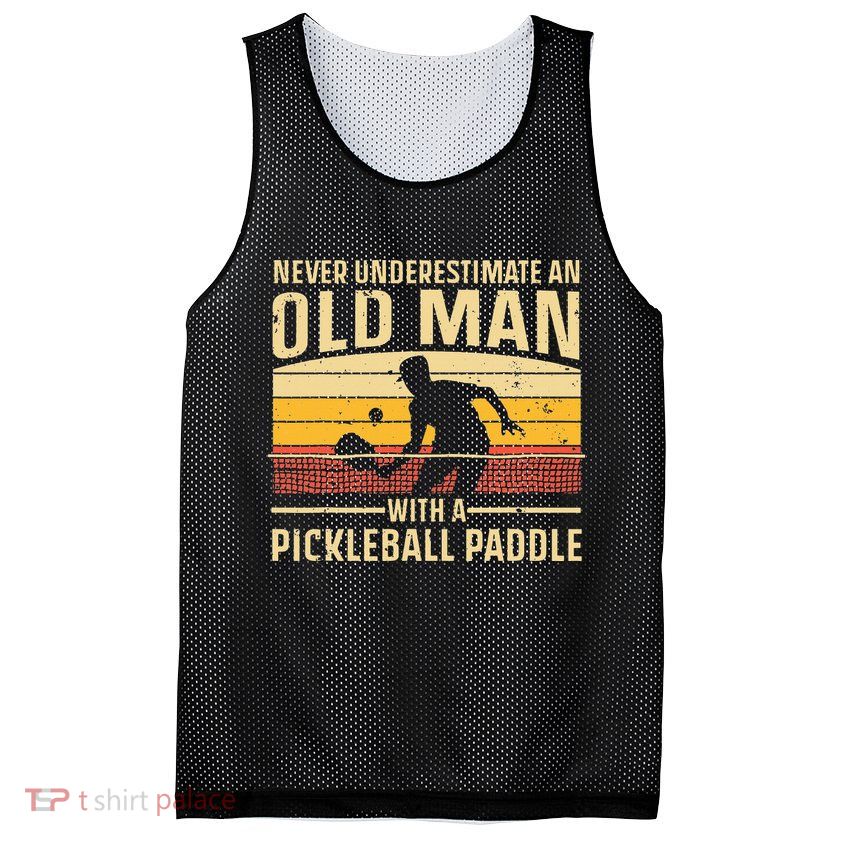 Cool Pickleball For  Paddle Pickleball Player Mesh Reversible Basketball Jersey Tank
