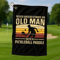Cool Pickleball For  Paddle Pickleball Player Golf Towel