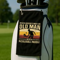 Cool Pickleball For  Paddle Pickleball Player Golf Towel
