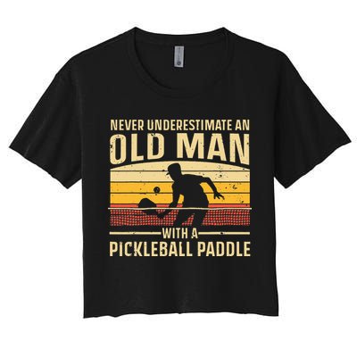 Cool Pickleball For  Paddle Pickleball Player Crop Top