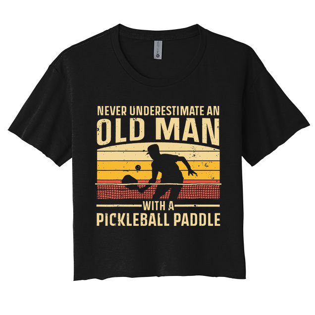 Cool Pickleball For  Paddle Pickleball Player Crop Top