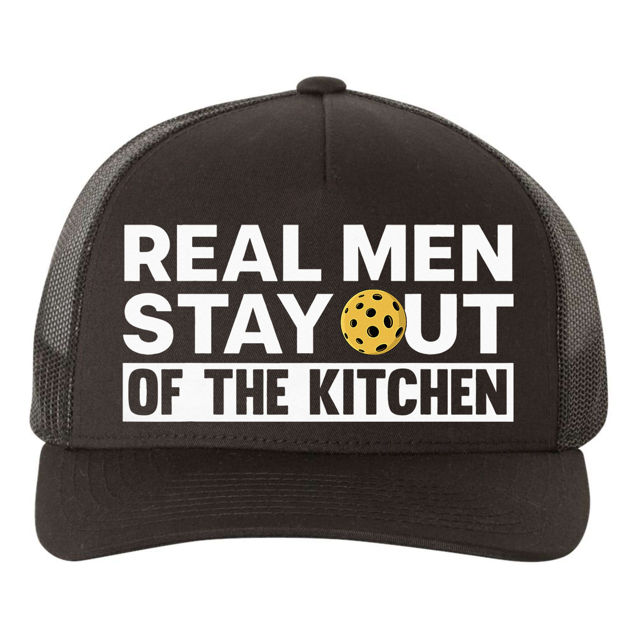 Cool Pickleball For Dad Pickle Ball Team Kitchen Yupoong Adult 5-Panel Trucker Hat