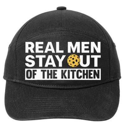 Cool Pickleball For Dad Pickle Ball Team Kitchen 7-Panel Snapback Hat