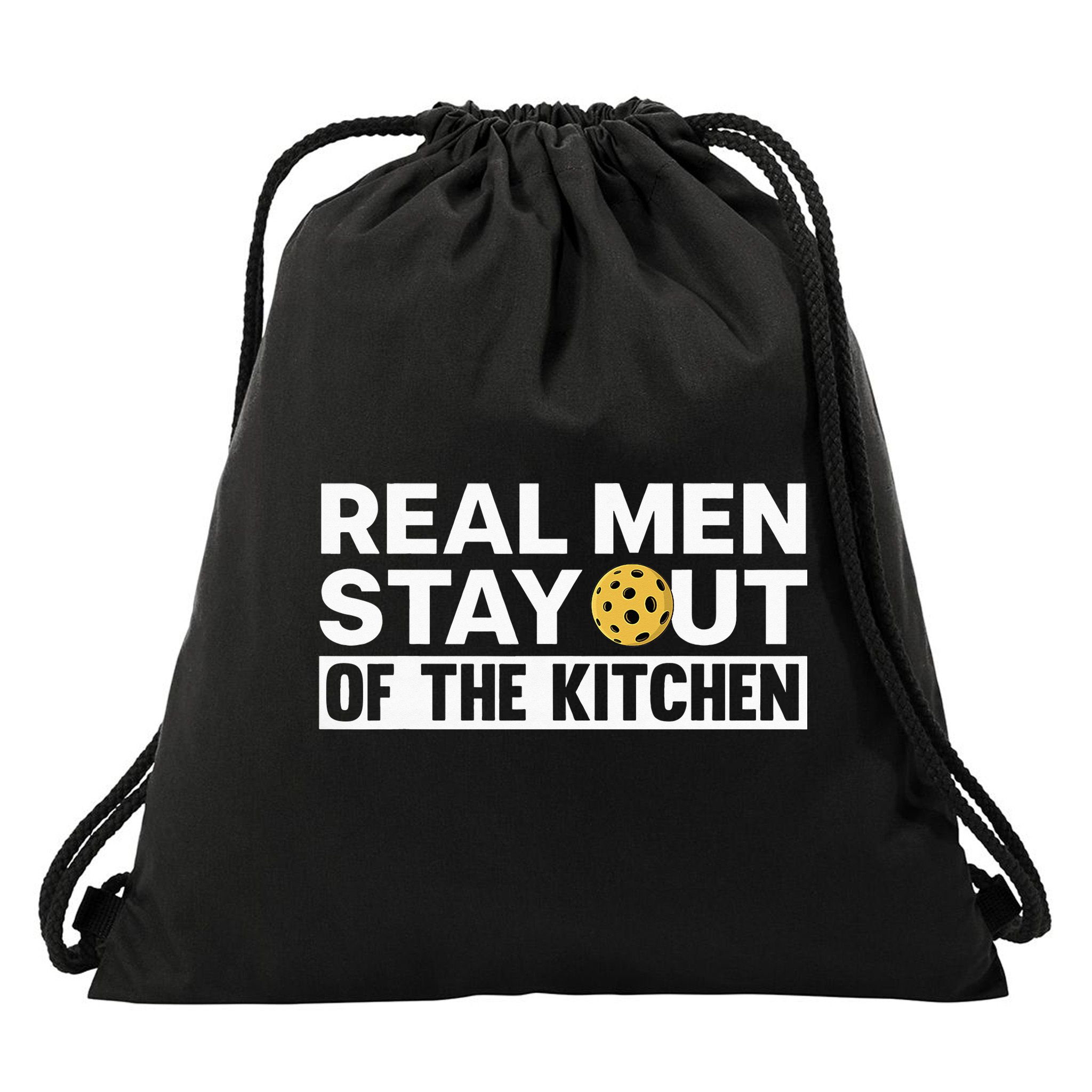 Cool Pickleball For Dad Pickle Ball Team Kitchen Drawstring Bag