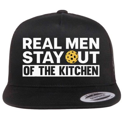Cool Pickleball For Dad Pickle Ball Team Kitchen Flatbill Hat