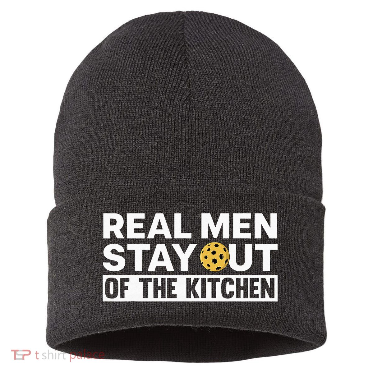 Cool Pickleball For Dad Pickle Ball Team Kitchen Sustainable Knit Beanie