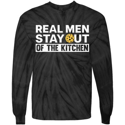 Cool Pickleball For Dad Pickle Ball Team Kitchen Tie-Dye Long Sleeve Shirt