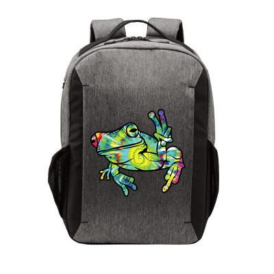 Cool Peace Frog Tie Dye Vector Backpack