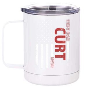 Curt Personalized FatherS Day Gift Flag Best Dad Gift 12 oz Stainless Steel Tumbler Cup