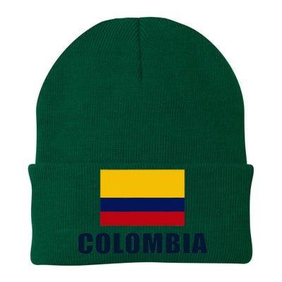 Colombian Pride Flag Gift Knit Cap Winter Beanie