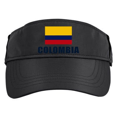 Colombian Pride Flag Gift Adult Drive Performance Visor