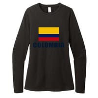 Colombian Pride Flag Gift Womens CVC Long Sleeve Shirt