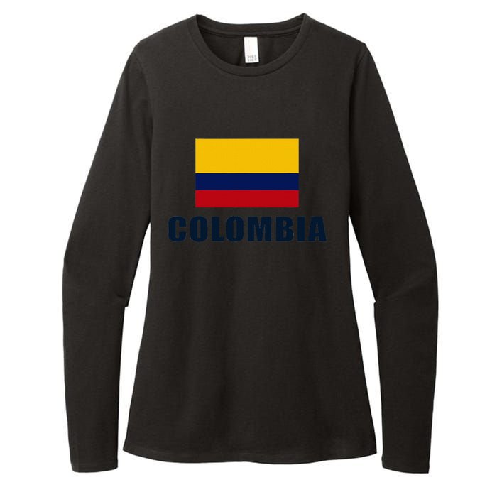 Colombian Pride Flag Gift Womens CVC Long Sleeve Shirt