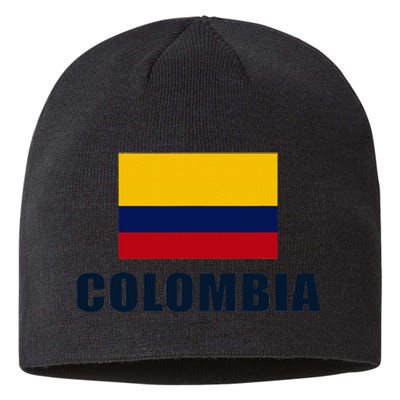 Colombian Pride Flag Gift Sustainable Beanie