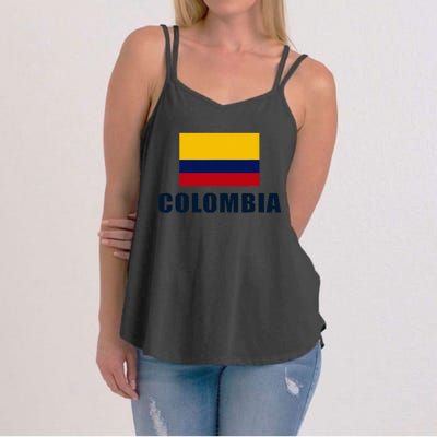 Colombian Pride Flag Gift Women's Strappy Tank