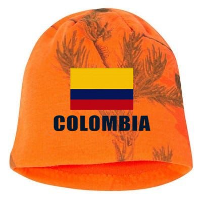 Colombian Pride Flag Gift Kati - Camo Knit Beanie