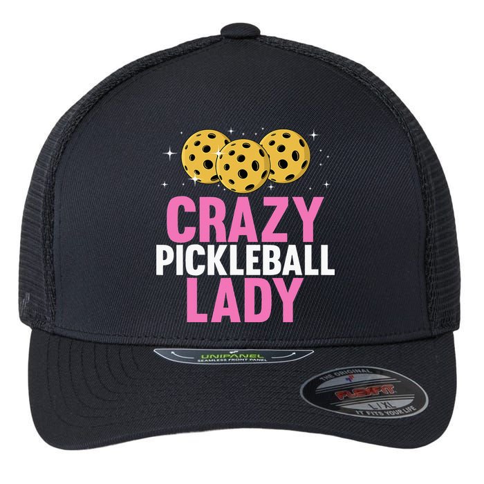 Cool Pickleball For  Pickleball Player Flexfit Unipanel Trucker Cap