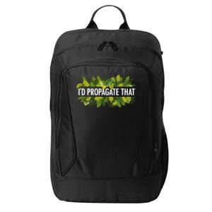 Cool Plant For Men Women Propagation Plant Lover Gardener City Backpack