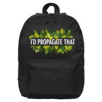 Cool Plant For Men Women Propagation Plant Lover Gardener 16 in Basic Backpack