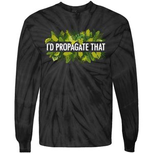 Cool Plant For Men Women Propagation Plant Lover Gardener Tie-Dye Long Sleeve Shirt