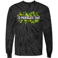 Cool Plant For Men Women Propagation Plant Lover Gardener Tie-Dye Long Sleeve Shirt