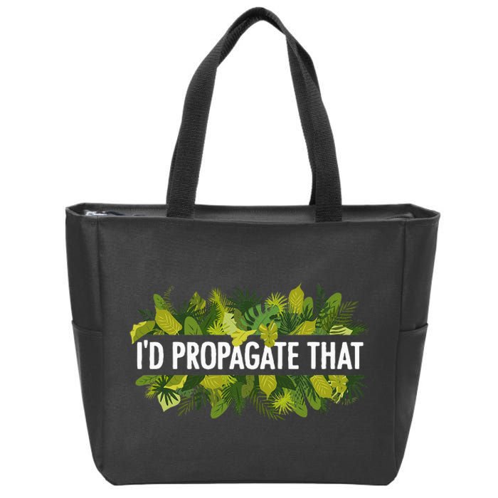 Cool Plant For Men Women Propagation Plant Lover Gardener Zip Tote Bag