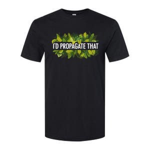 Cool Plant For Men Women Propagation Plant Lover Gardener Softstyle CVC T-Shirt