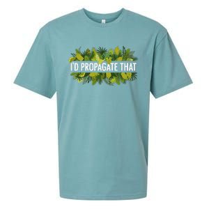 Cool Plant For Men Women Propagation Plant Lover Gardener Sueded Cloud Jersey T-Shirt