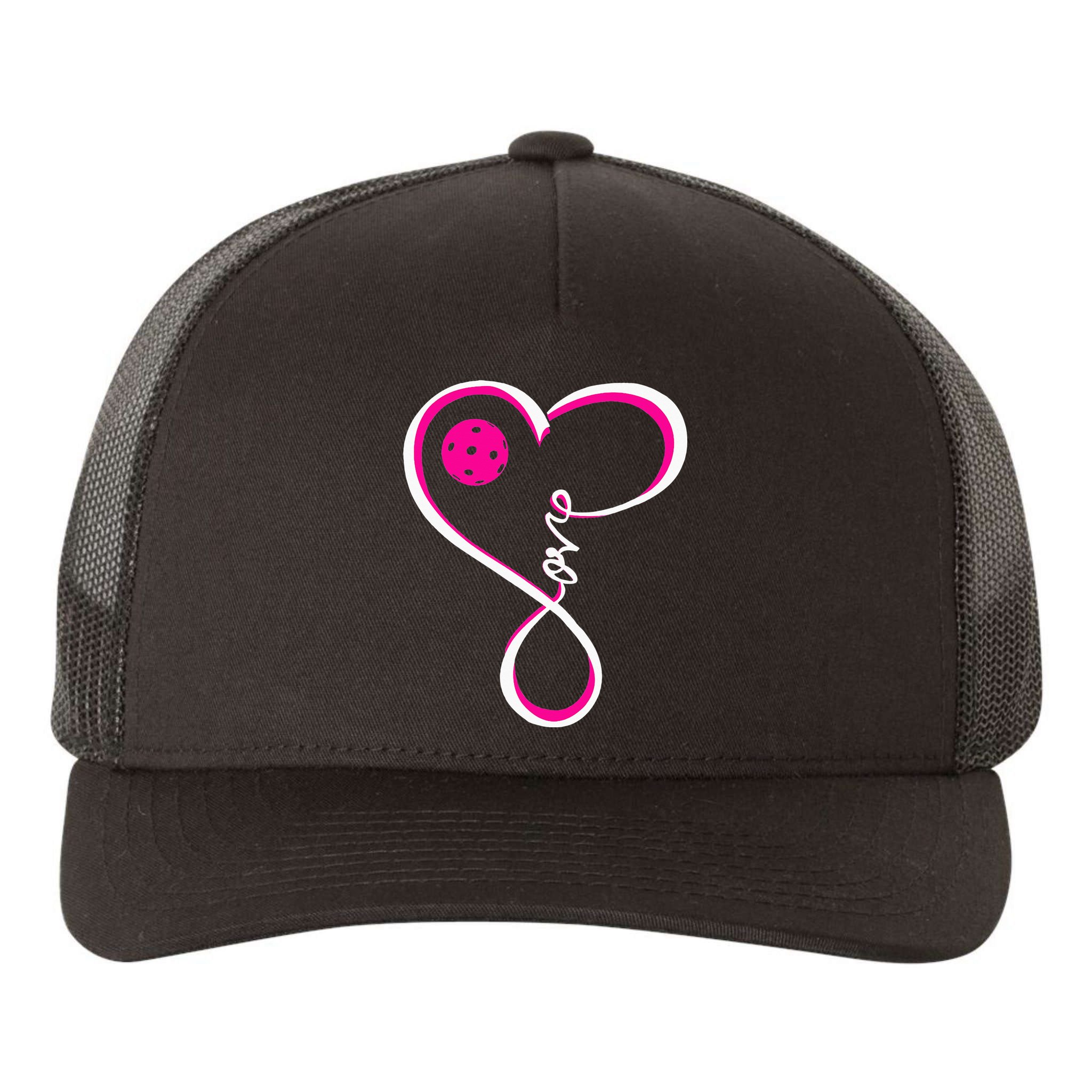 Cute Pickleball For  Ladies I Love Pickleball Yupoong Adult 5-Panel Trucker Hat