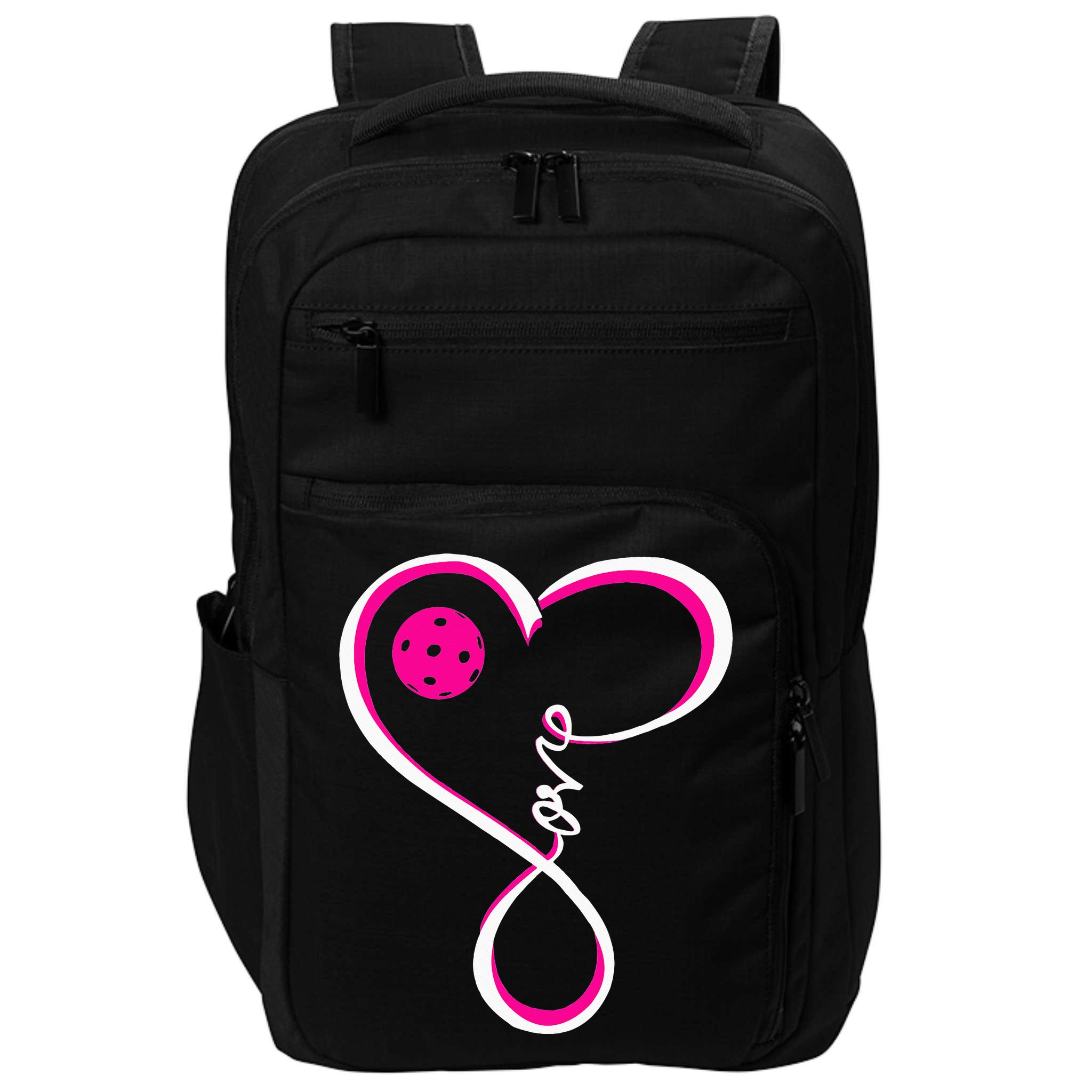 Cute Pickleball For  Ladies I Love Pickleball Impact Tech Backpack