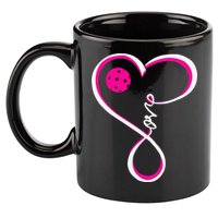 Cute Pickleball For  Ladies I Love Pickleball 11oz C Handle Ceramic Mug