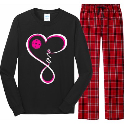 Cute Pickleball For  Ladies I Love Pickleball Long Sleeve Pajama Set