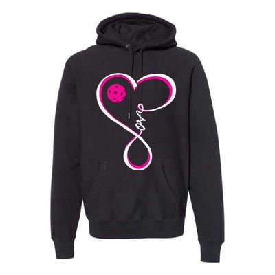 Cute Pickleball For  Ladies I Love Pickleball Premium Hoodie