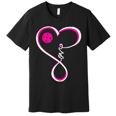 Cute Pickleball For  Ladies I Love Pickleball Premium T-Shirt