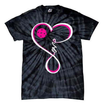 Cute Pickleball For  Ladies I Love Pickleball Tie-Dye T-Shirt