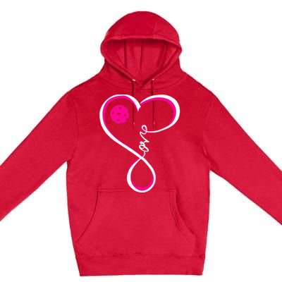 Cute Pickleball For  Ladies I Love Pickleball Premium Pullover Hoodie