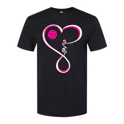 Cute Pickleball For  Ladies I Love Pickleball Softstyle CVC T-Shirt