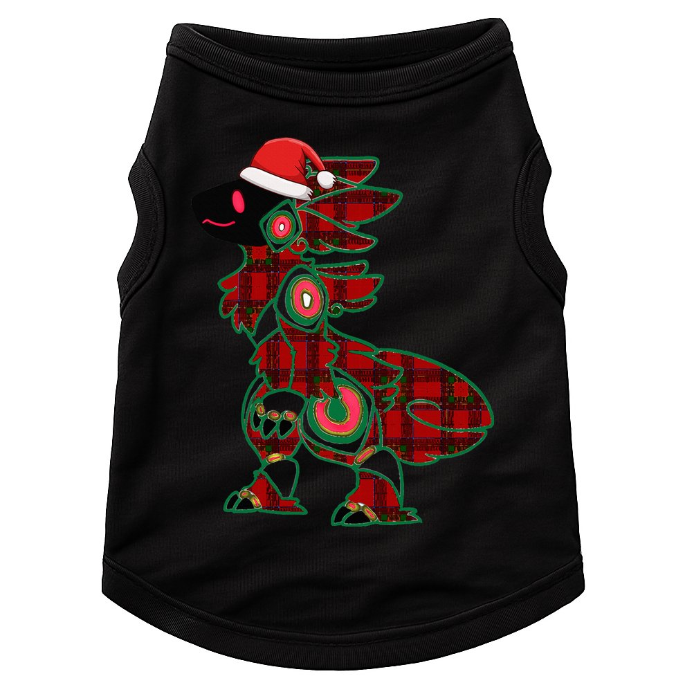Christmas Protogen Fursuit Tartan Fursona Doggie Tank