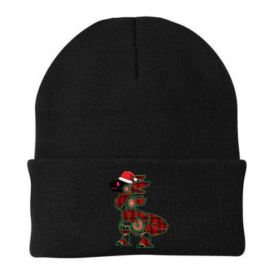 Christmas Protogen Fursuit Tartan Fursona Beanie