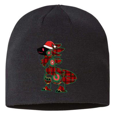 Christmas Protogen Fursuit Tartan Fursona Sustainable Beanie