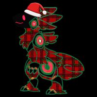Christmas Protogen Fursuit Tartan Fursona Wool Snapback Cap
