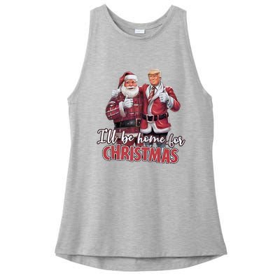 Christmas Pajamas Funny Christmas Parties Ladies PosiCharge Tri-Blend Wicking Tank