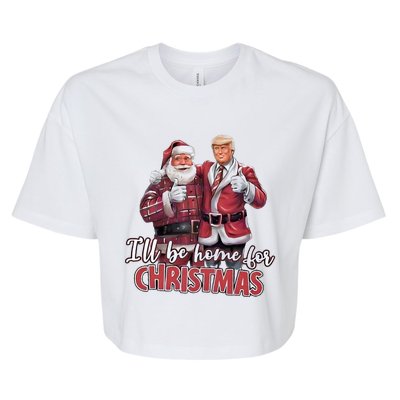 Christmas Pajamas Funny Christmas Parties Bella+Canvas Jersey Crop Tee