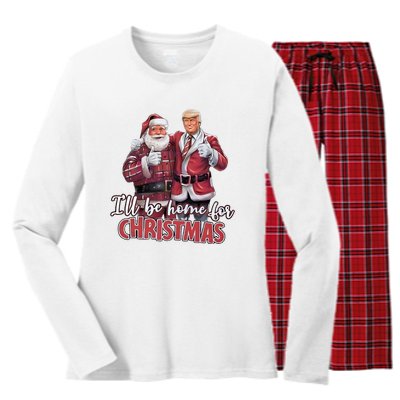 Christmas Pajamas Funny Christmas Parties Women's Long Sleeve Flannel Pajama Set 