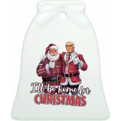 Christmas Pajamas Funny Christmas Parties Ceramic Bell Ornament