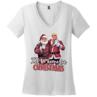 Christmas Pajamas Funny Christmas Parties Women's V-Neck T-Shirt