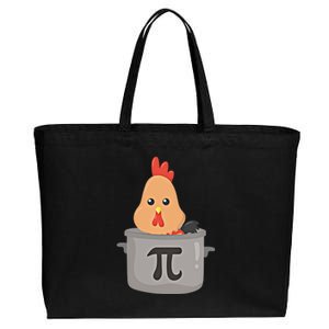 Chicken Pi Gift I Funny Math Teacher Pday Gift Cool Gift Cotton Canvas Jumbo Tote