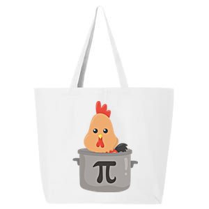 Chicken Pi Gift I Funny Math Teacher Pday Gift Cool Gift 25L Jumbo Tote