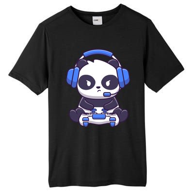 Cute Panda Gaming Tall Fusion ChromaSoft Performance T-Shirt