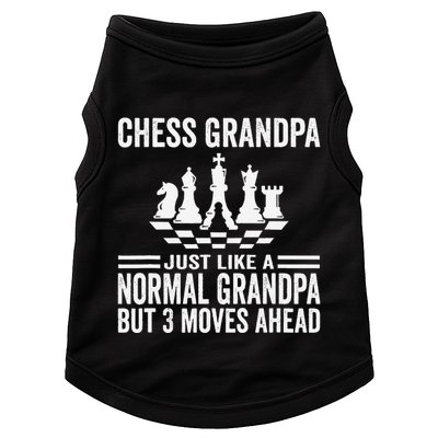 Chess Player Grandpa Saying For Chess Board Game Lover Fans Doggie Tank